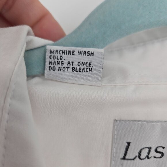 Las olas mens large white elephant tiger giraffe embroidered patchwork button up - Picture 6 of 11